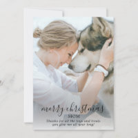Merry Christmas Dog And Mom Photo From The Dog