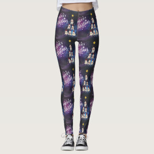 Merry Christmas Dog Christmas Leggings