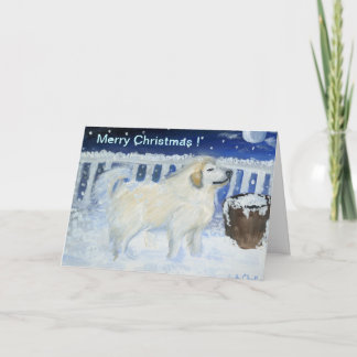 Merry Christmas Dog Holiday Card