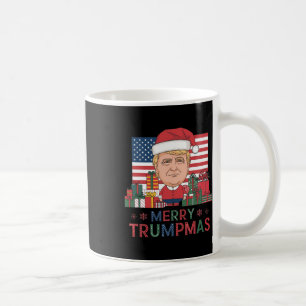 Merry Christmas Donald Trump Santa Family Xmas Men Coffee Mug