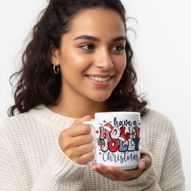Merry Christmas Donut Design Ceramic Mug (Creator Uploaded)