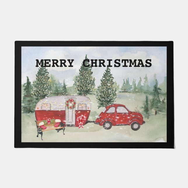 Merry Christmas Door Mat (Front)