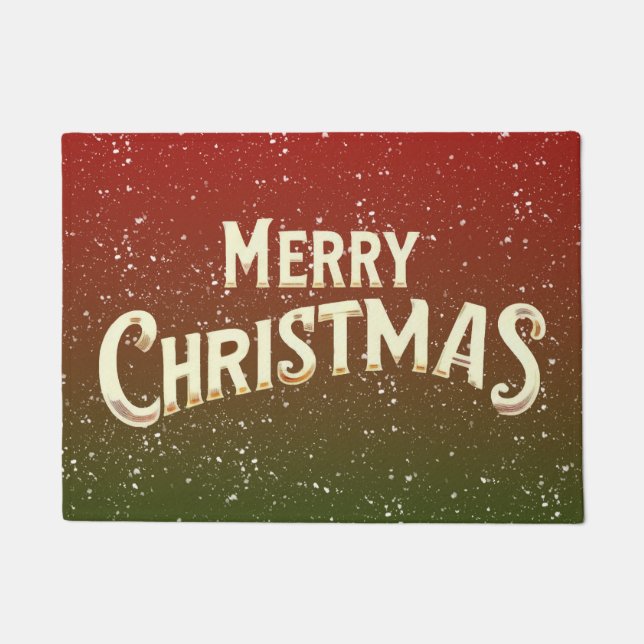 Merry Christmas  Doormat (Front)