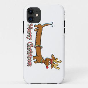Merry Christmas Doxie iPhone 11 Case
