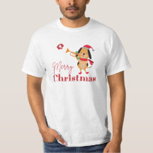 Merry Christmas drôle chien T-Shirt
