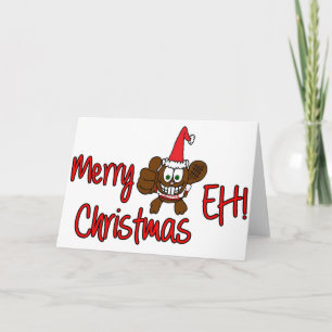 Merry Christmas Eh! Beaver Greeting Card