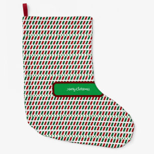 Merry Christmas Elegant & Modern Customize  Large Christmas Stocking
