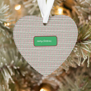 Merry Christmas Elegant & Modern Customize Ornament