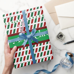 Merry Christmas Elegant & Modern Customize  Wrapping Paper