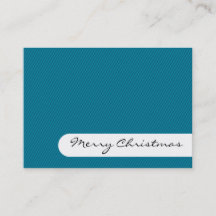 Merry Christmas - Elegant Stripes -  Business Card