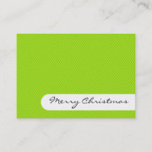 Merry Christmas - Elegant Stripes -  Business Card