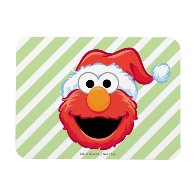 Merry Christmas Elmo Magnet (Horizontal)