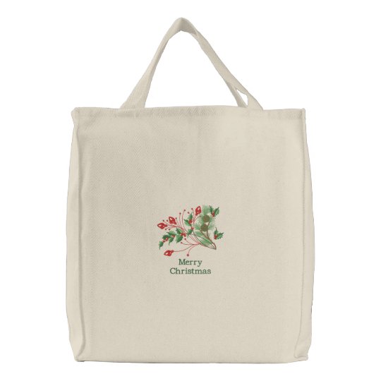 embroidered canvas tote bags