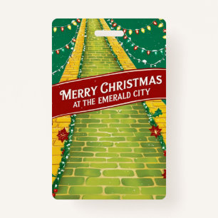Merry Christmas Emerald City  Badge