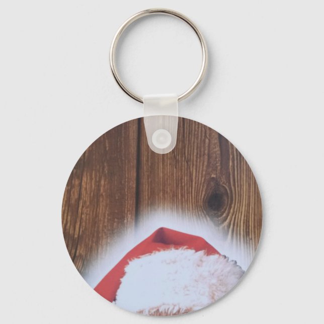 Merry Christmas Eve, Hat of Santa Keychain (Front)