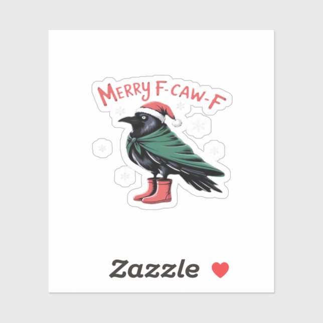 Merry Christmas F-Caw-F Classic Vintage Style (Sheet)