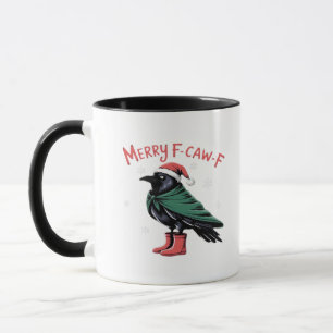 Merry Christmas F Caw F Vintage Classic Style Mug