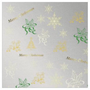 merry christmas fabric