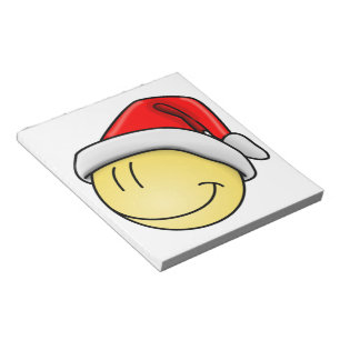 MERRY CHRISTMAS FACE SANTA NOTEPAD