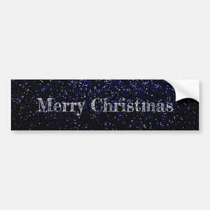 Merry Christmas Fairy Dust Design Bumper Sticker