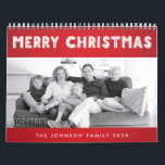 Merry Christmas Family Calendar 2026<br><div class="desc">Celebrate the joy of togetherness with our Merry Christmas Family Calendar 2026! Design each month with your favourite family photos. A heartfelt keepsake and perfect holiday gift to share love,  laughter,  and memories all year long. Make this Christmas truly unforgettable!
Photography © Storytree Studios,  Stanford,  CA</div>