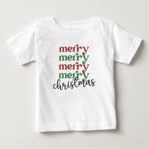 Merry Christmas Family Christmas Celebration Gifts Baby T-Shirt