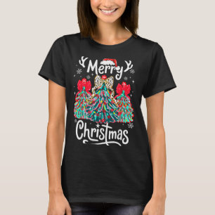 Merry Christmas Family Funny Christmas Tree Women  T-Shirt