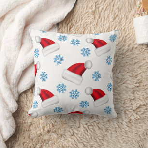 Merry Christmas family Gathering Set on Warm Throw Pillow