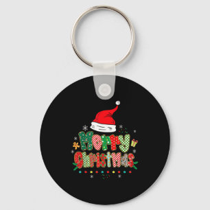 Merry Christmas Family Matching Outfit Xmas Squad  Keychain