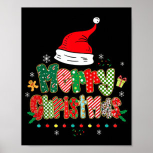 Merry Christmas Family Matching Outfit Xmas Squad Poster