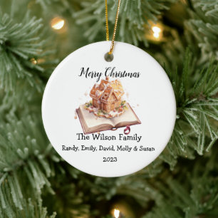"Merry Christmas" Family Ornament