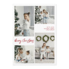 Merry Christmas Family Photo Card