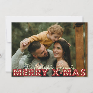 Merry Christmas Family Photo Christmas Card