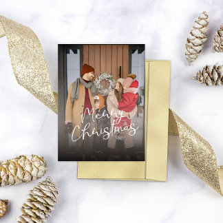 Merry Christmas Family Photo Holiday Card