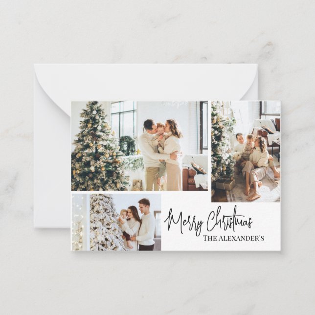 Merry Christmas Family Post Card (Front)