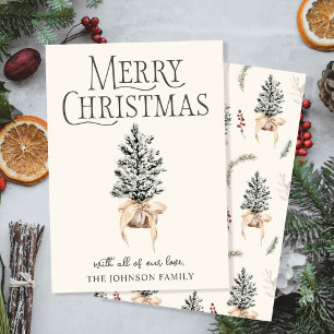 Merry Christmas Farmhouse Holiday Card