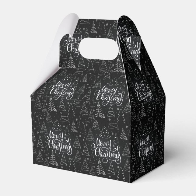 Merry Christmas Favour Box (Front Side)