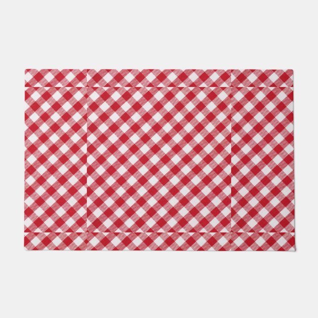 Merry Christmas Festive Holiday Gift Design Doormat (Front)