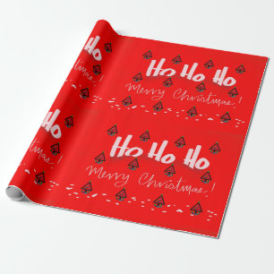Merry Christmas Festive Holiday Gift Design Wrapping Paper