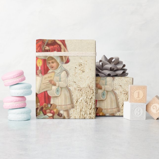 Merry Christmas Festive Holiday Gift Design Wrapping Paper (Baby Shower)