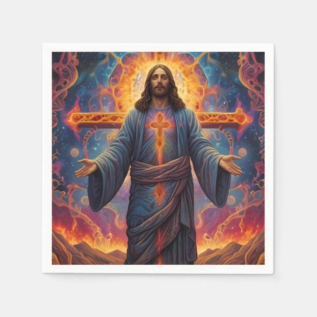 Merry Christmas Festive  Napkin (Front)