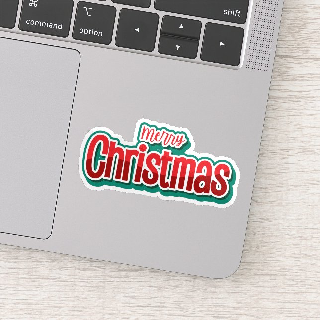 Merry christmas festive season sticker  (Detail)