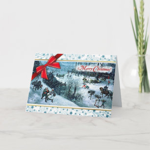 Merry Christmas. Fine Art Christmas Greeting Card