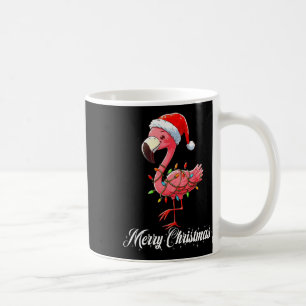 Merry Christmas Flamingo Santa Fa La La La Mingo C Coffee Mug