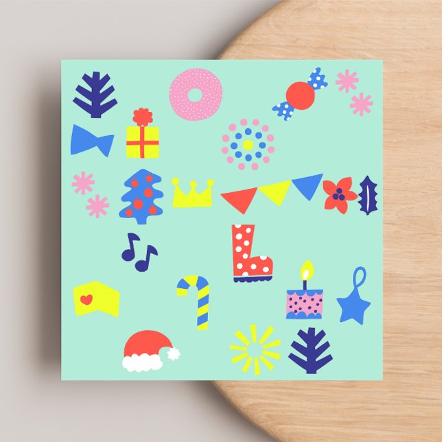 MERRY CHRISTMAS Flat Note Card (Creator Uploaded)