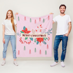 Merry Christmas Fleece Blanket