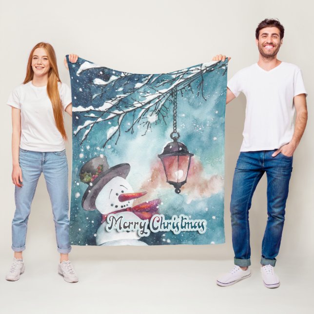Merry Christmas   Fleece Blanket (In Situ)
