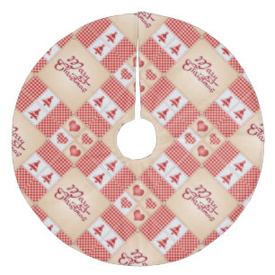 Merry Christmas Fleece Tree Skirt