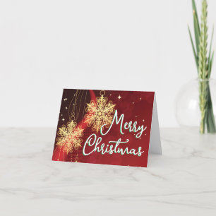 Merry Christmas Folded Card