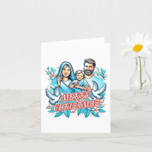 Merry Christmas Folded Card